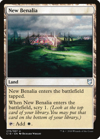 New Benalia [Commander 2018] | Rook's Games and More