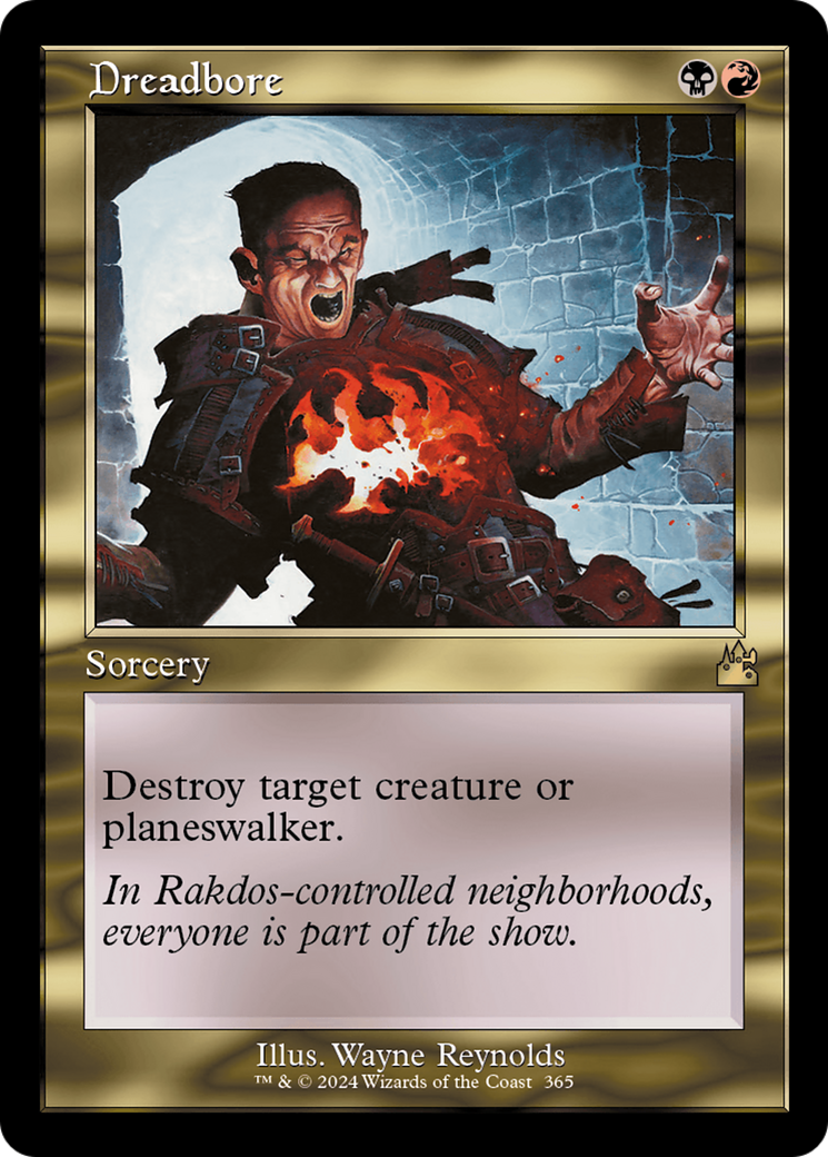 Dreadbore (Retro Frame) [Ravnica Remastered] | Rook's Games and More