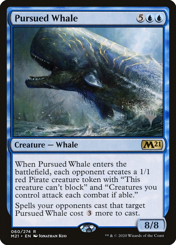 Pursued Whale (Promo Pack) [Core Set 2021 Promos] | Rook's Games and More