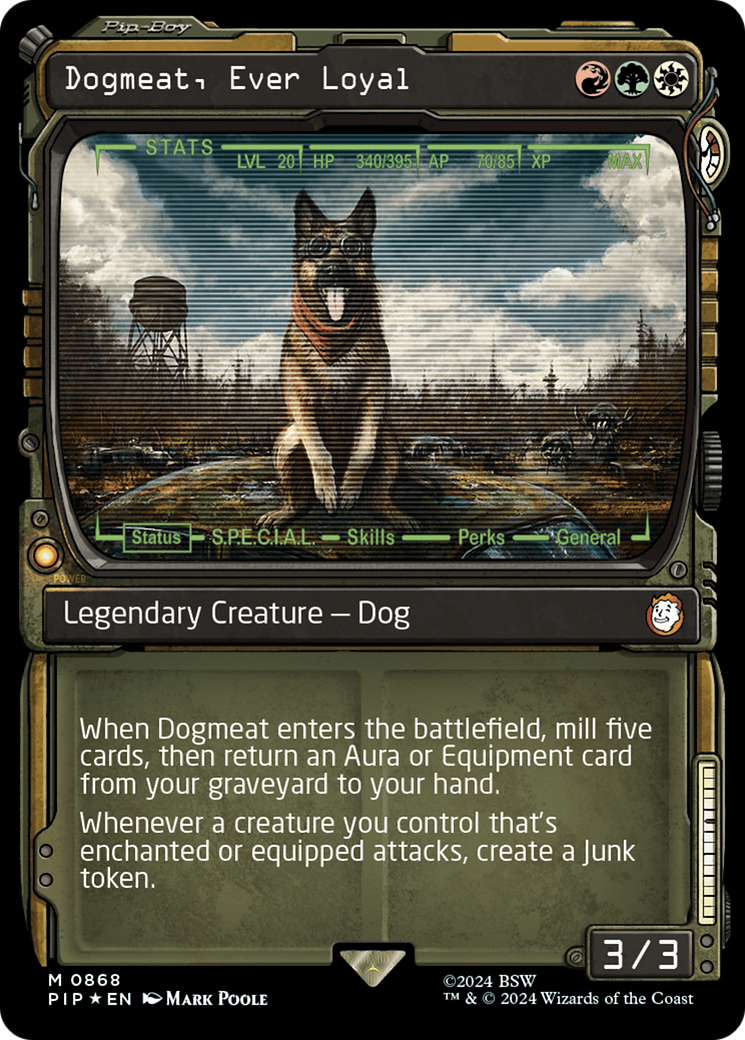 Dogmeat, Ever Loyal (Showcase) (Surge Foil) [Fallout] | Rook's Games and More