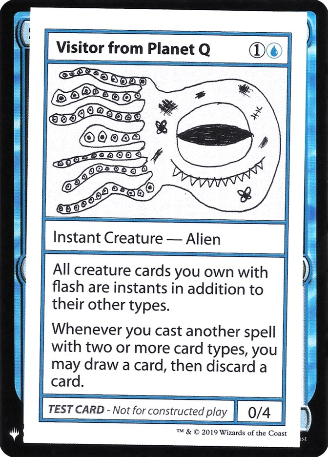 Visitor from Planet Q [Mystery Booster Playtest Cards] | Rook's Games and More