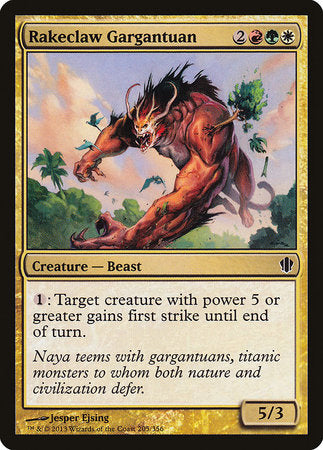 Rakeclaw Gargantuan [Commander 2013] | Rook's Games and More