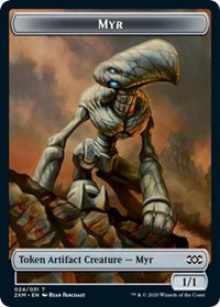 Myr (024) // Shapeshifter Double-sided Token [Double Masters Tokens] | Rook's Games and More