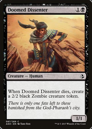 Doomed Dissenter [Amonkhet] | Rook's Games and More