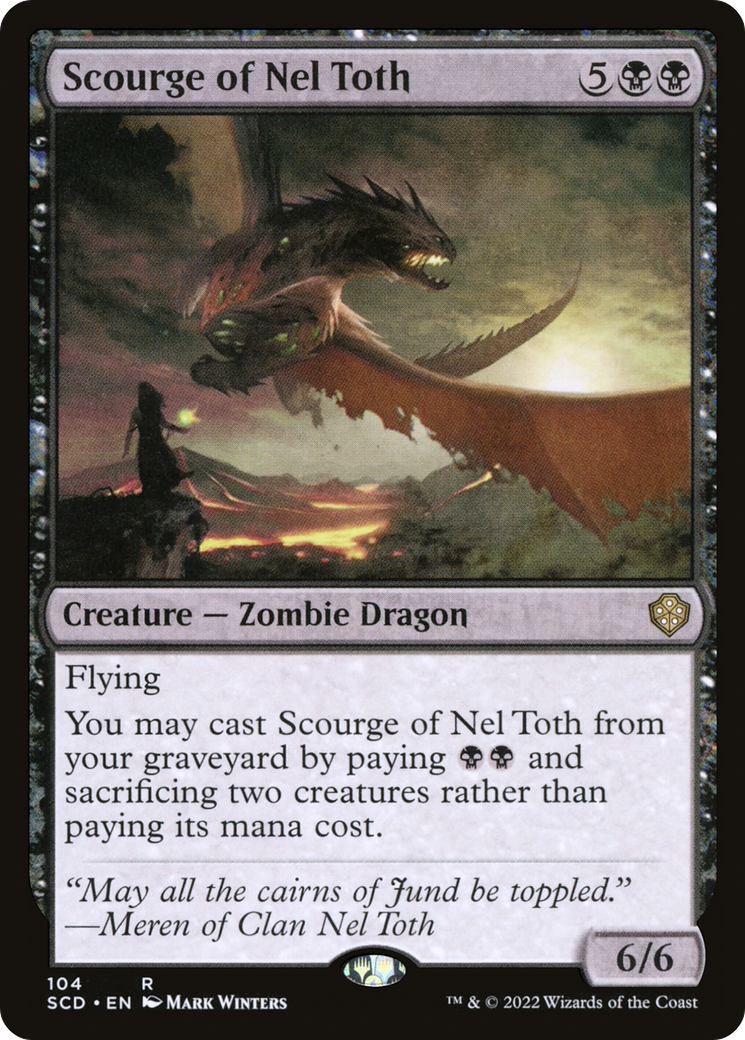 Scourge of Nel Toth [Starter Commander Decks] | Rook's Games and More
