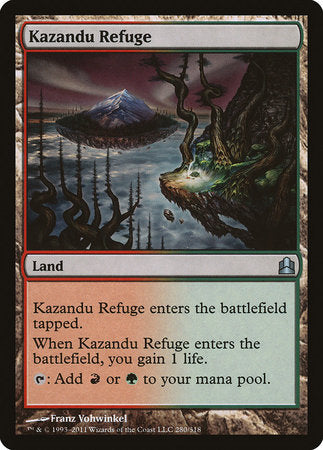 Kazandu Refuge [Commander 2011] | Rook's Games and More