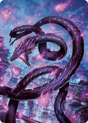 Junji, the Midnight Sky 2 Art Card [Kamigawa: Neon Dynasty Art Series]