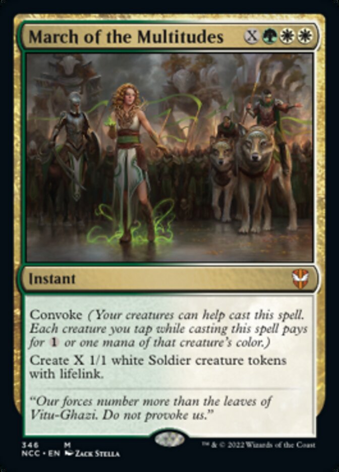 March of the Multitudes [Streets of New Capenna Commander] | Rook's Games and More