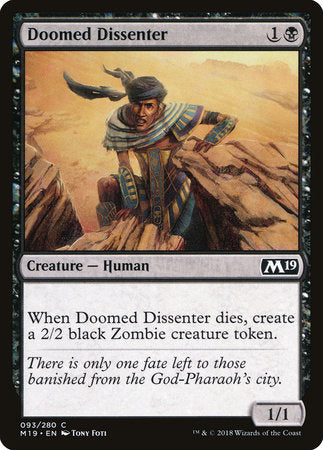 Doomed Dissenter [Core Set 2019] | Rook's Games and More