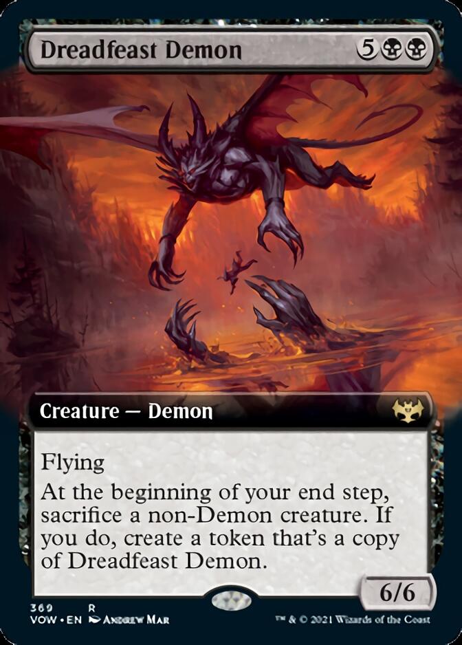 Dreadfeast Demon (Extended) [Innistrad: Crimson Vow] | Rook's Games and More