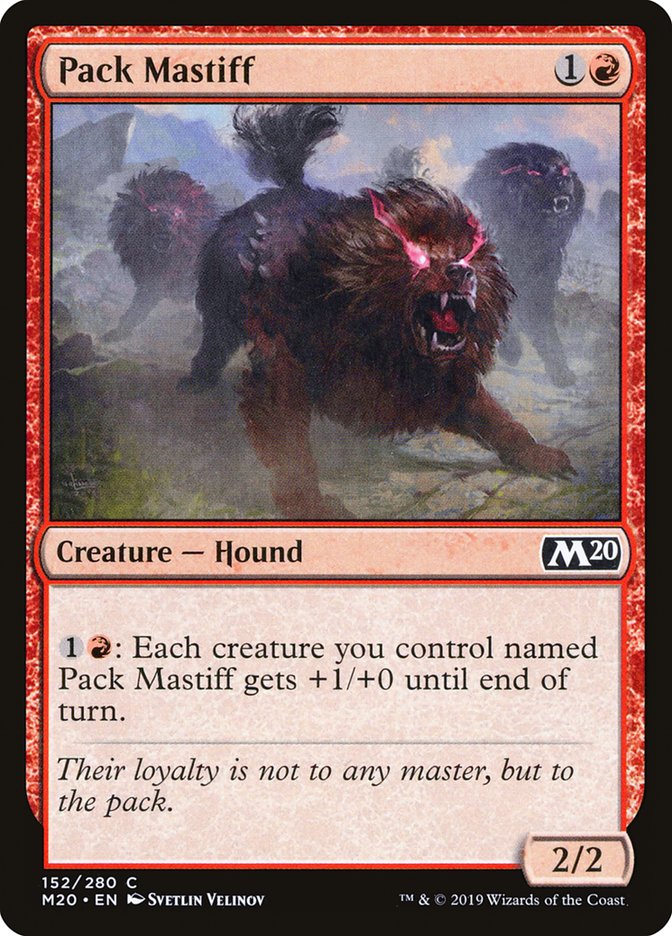 Pack Mastiff [Core Set 2020] | Rook's Games and More