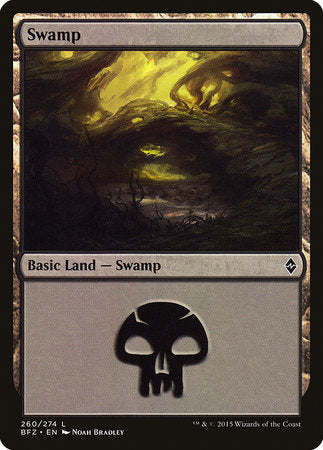 Swamp (260) [Battle for Zendikar] | Rook's Games and More