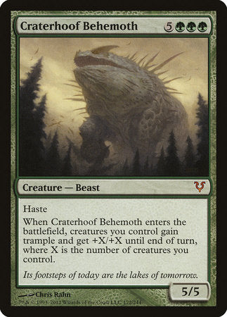 Craterhoof Behemoth [Avacyn Restored] | Rook's Games and More