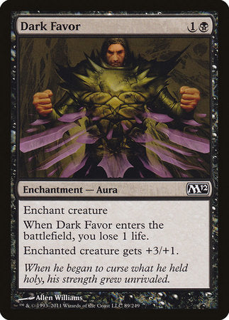 Dark Favor [Magic 2012] | Rook's Games and More