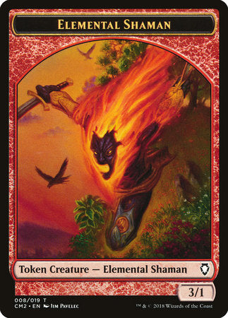 Elemental Shaman Token [Commander Anthology Volume II Tokens] | Rook's Games and More