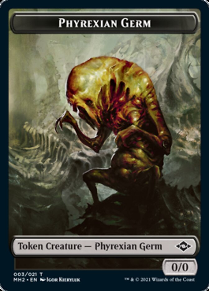 Phyrexian Germ Token [Modern Horizons 2 Tokens] | Rook's Games and More