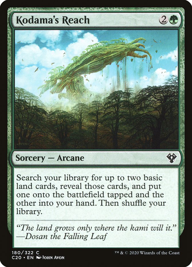 Kodama's Reach [Commander 2020] | Rook's Games and More