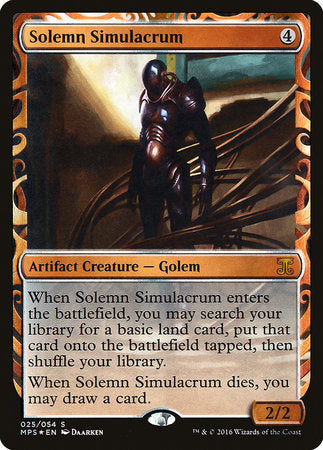 Solemn Simulacrum [Kaladesh Inventions] | Rook's Games and More