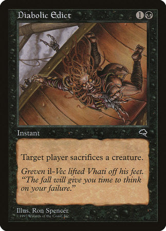 Diabolic Edict [Tempest] | Rook's Games and More