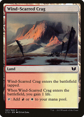 Wind-Scarred Crag [Commander 2015] | Rook's Games and More