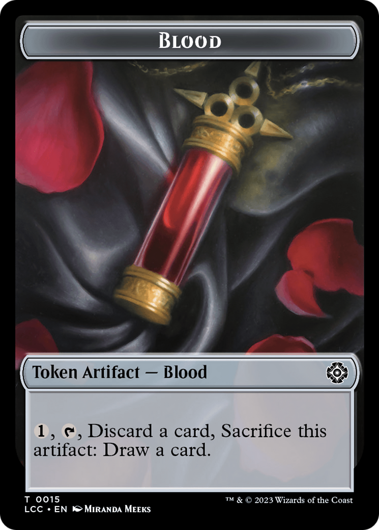 Blood // Vampire (0004) Double-Sided Token [The Lost Caverns of Ixalan Commander Tokens] | Rook's Games and More