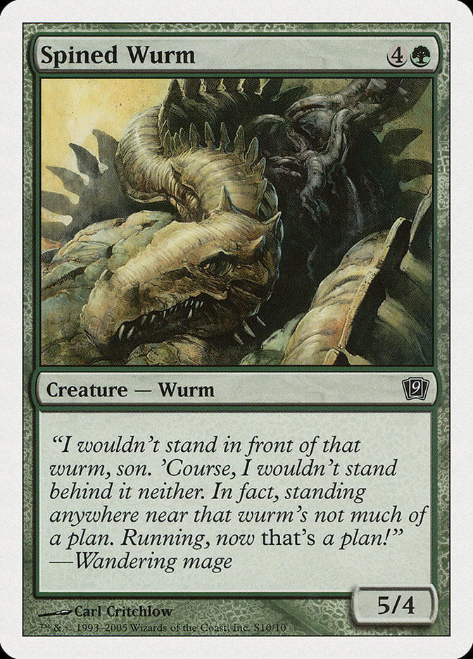 Spined Wurm [Ninth Edition] | Rook's Games and More