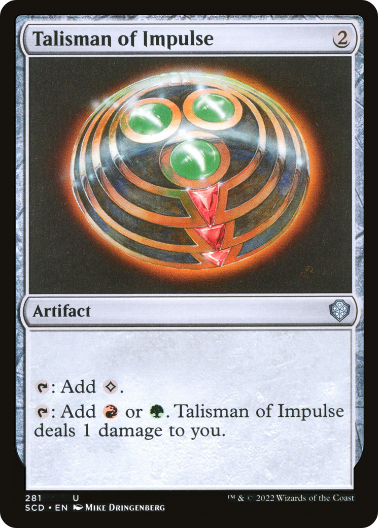 Talisman of Impulse [Starter Commander Decks] | Rook's Games and More