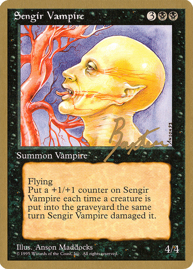 Sengir Vampire (George Baxter) [Pro Tour Collector Set] | Rook's Games and More
