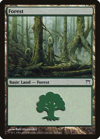 Forest (303) [Champions of Kamigawa] | Rook's Games and More
