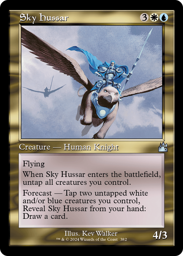 Sky Hussar (Retro Frame) [Ravnica Remastered] | Rook's Games and More