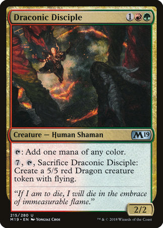 Draconic Disciple [Core Set 2019] | Rook's Games and More