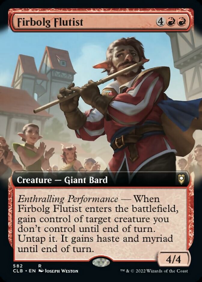 Firbolg Flutist (Extended Art) [Commander Legends: Battle for Baldur's Gate] | Rook's Games and More