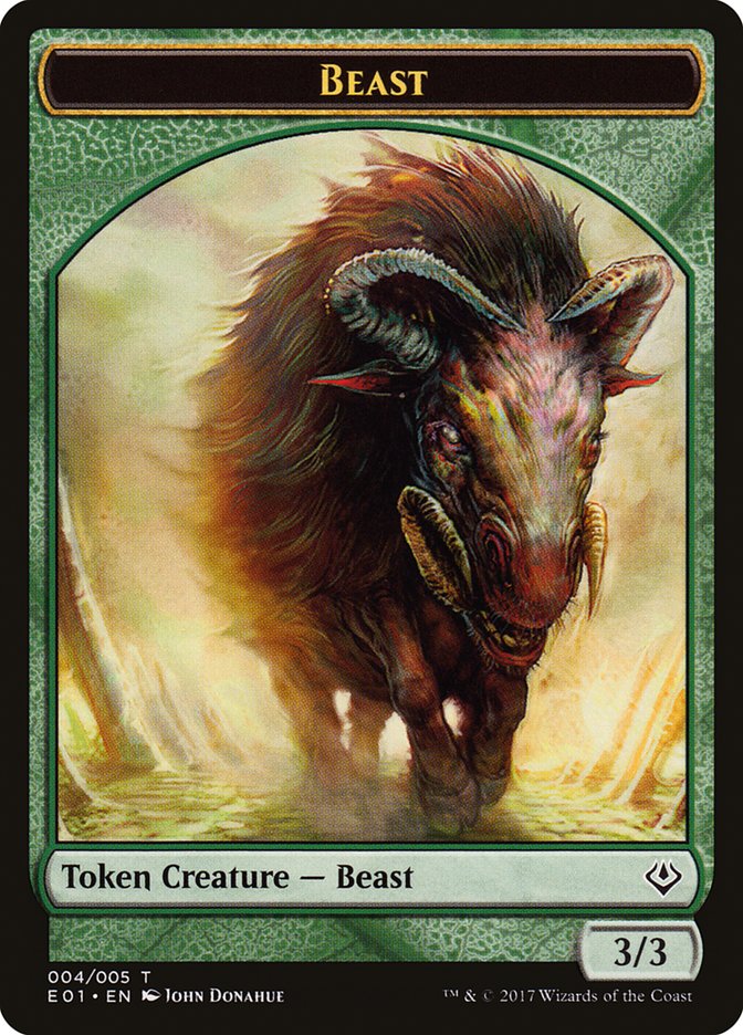 Beast (004/005) [Archenemy: Nicol Bolas Tokens] | Rook's Games and More