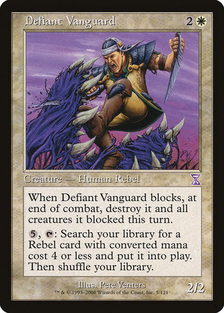 Defiant Vanguard [Time Spiral Timeshifted] | Rook's Games and More