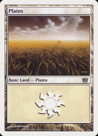 Plains (331) [Eighth Edition] | Rook's Games and More
