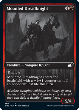 Mounted Dreadknight [Innistrad: Double Feature] | Rook's Games and More