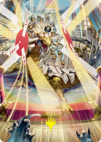 Spirit-Sister's Call Art Card (Gold-Stamped Signature) [Kamigawa: Neon Dynasty Art Series] | Rook's Games and More