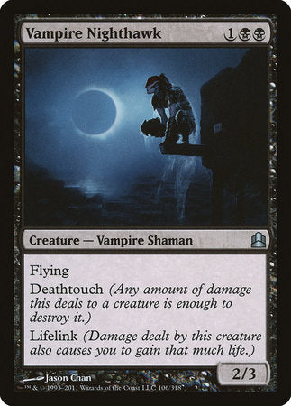Vampire Nighthawk [Commander 2011] | Rook's Games and More