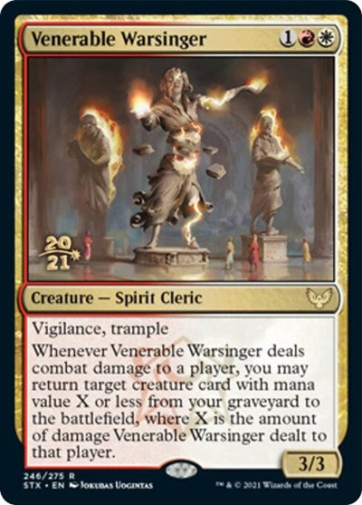 Venerable Warsinger [Strixhaven: School of Mages Prerelease Promos] | Rook's Games and More