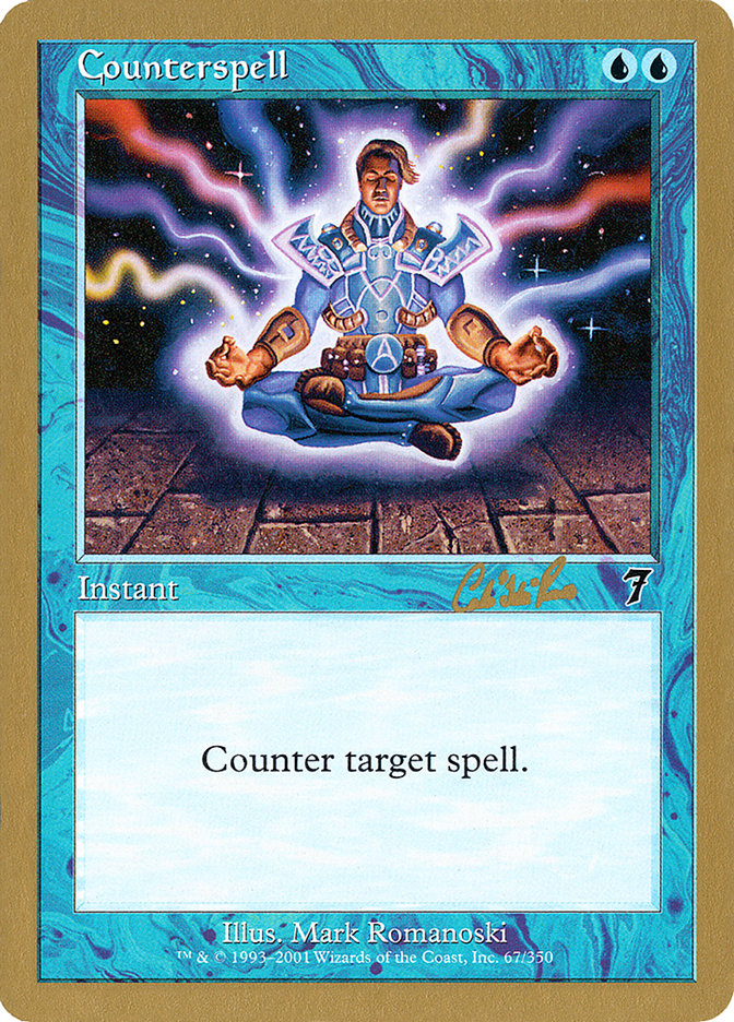 Counterspell (Carlos Romao) [World Championship Decks 2002] | Rook's Games and More