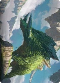 Yasharn, Implacable Earth Art Card [Zendikar Rising Art Series] | Rook's Games and More