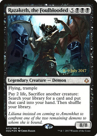 Razaketh, the Foulblooded [Hour of Devastation Promos] | Rook's Games and More