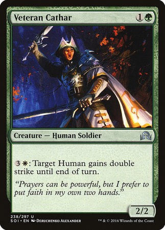 Veteran Cathar [Shadows over Innistrad] | Rook's Games and More