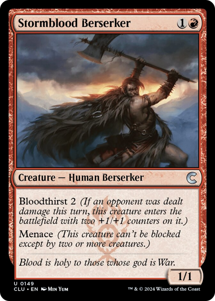 Stormblood Berserker [Ravnica: Clue Edition] | Rook's Games and More