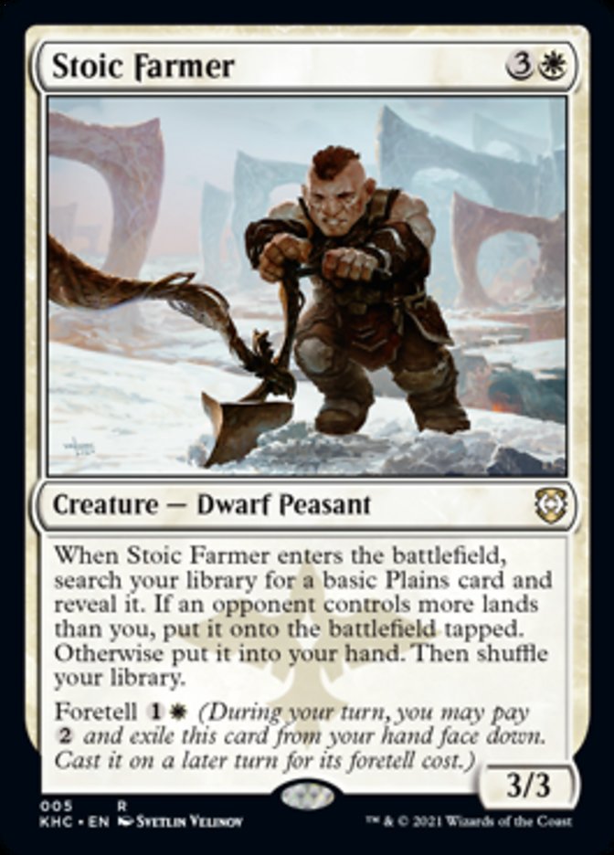 Stoic Farmer [Kaldheim Commander] | Rook's Games and More