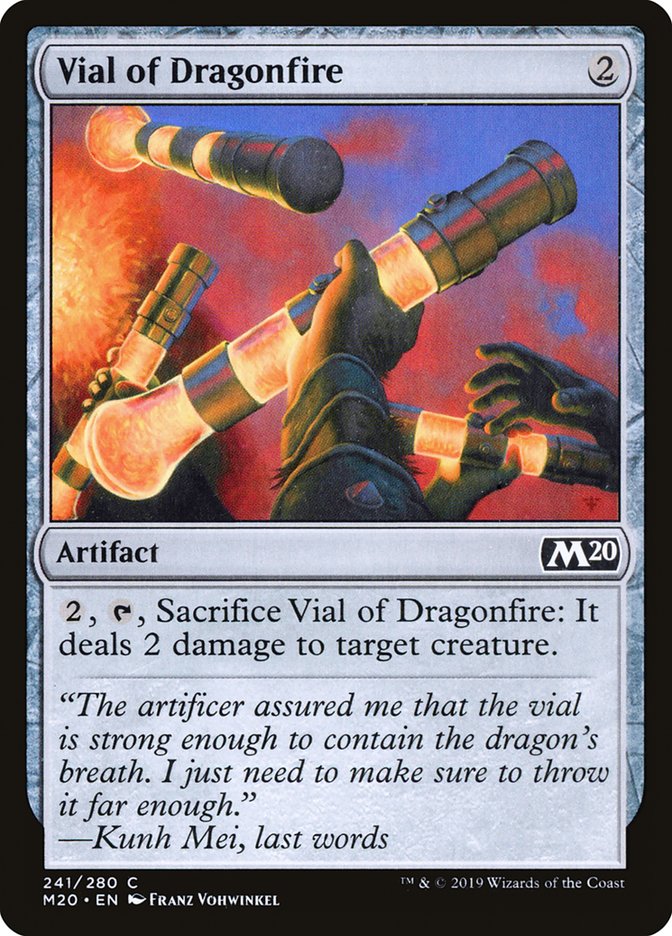 Vial of Dragonfire [Core Set 2020] | Rook's Games and More