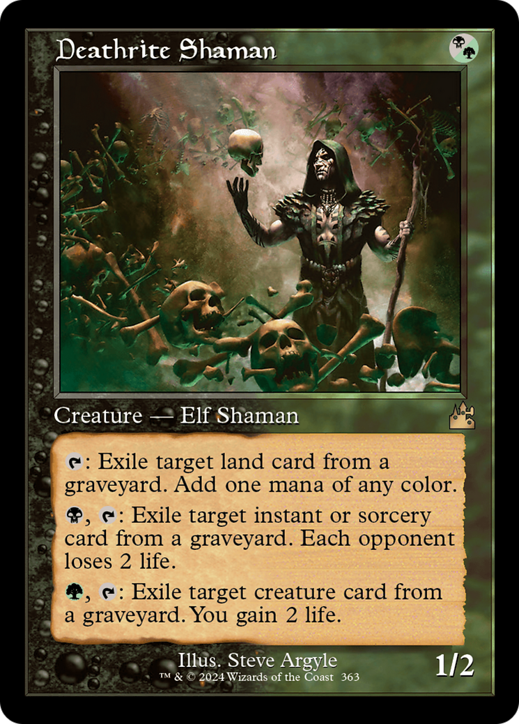 Deathrite Shaman (Retro Frame) [Ravnica Remastered] | Rook's Games and More