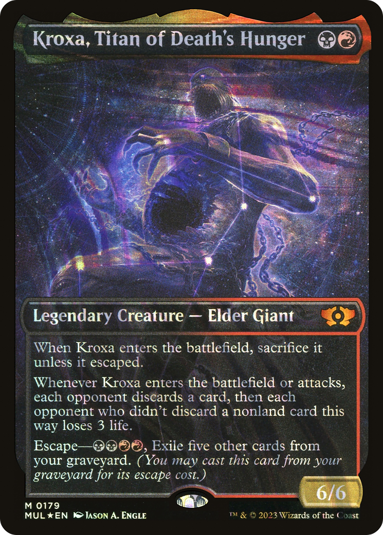 Kroxa, Titan of Death's Hunger (Halo Foil) [Multiverse Legends] | Rook's Games and More