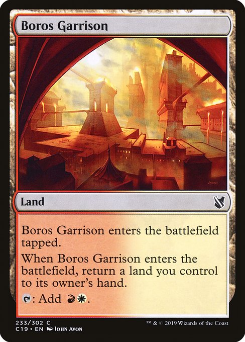 Boros Garrison [Commander 2019] | Rook's Games and More