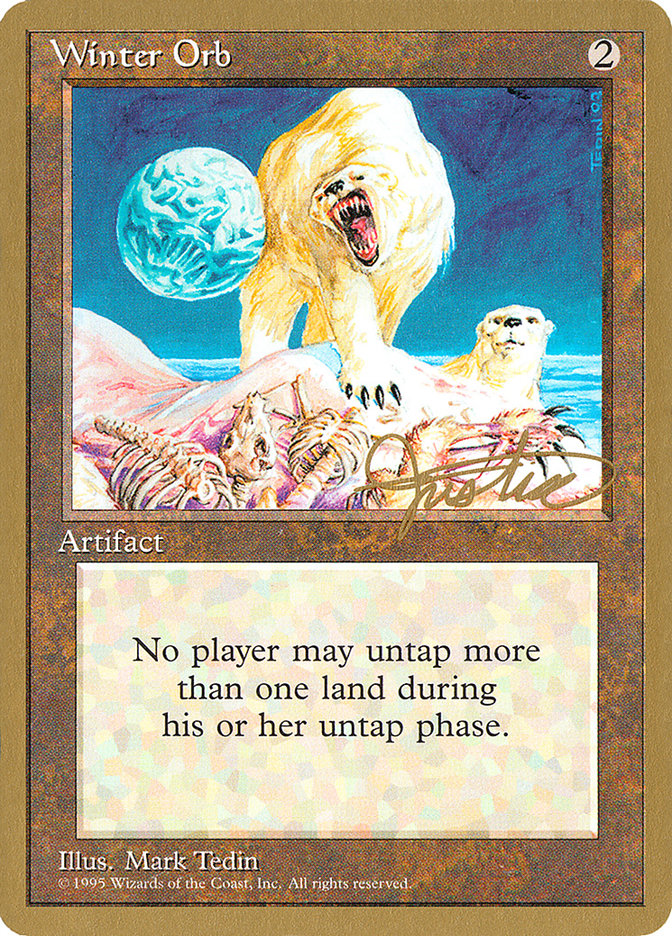 Winter Orb (Mark Justice) [Pro Tour Collector Set] | Rook's Games and More
